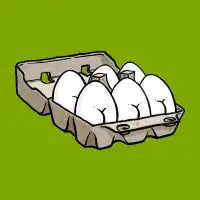Egg Butt (Cracked Eggs) - design