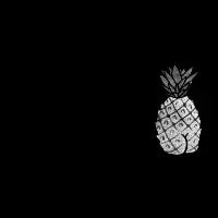 Pineapple Butt (Mono Pocket Edition) T-Shirt - design