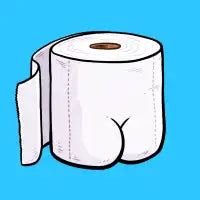 Toilet Paper Butt - design