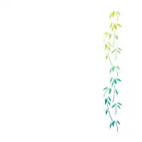 Watercolor Pattern: Bamboo T-Shirt - design