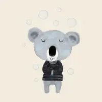 koala bubbles - design