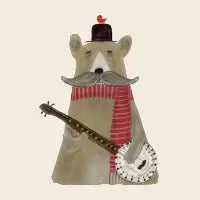 moustache bear - design