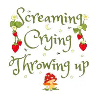 Screaming crying throwing up T-Shirt - design