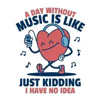 No Music? No Idea. - design