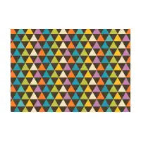 Retro Triangle Brown - design