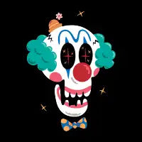 Skull Clown - design