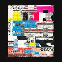Glitch Fabric Signal Scrap - design