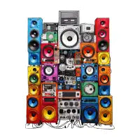 Pure Techno Soundsystem Vintage Audio Hifi 80s 90s Music Dj Pop Art - design
