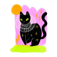 elizabethian cat cutie - design