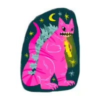 monster cat - design