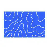 Squiggle Lines Blue - design