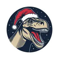 TRex Christmas. Merry xmas - design