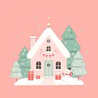 A Cute Winter Cabin - design