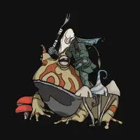Goblincore Warrior Toad - design