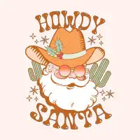 Howdy Santa - design