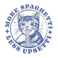 More Spaghetti Less Upsetti - design