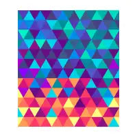Multicoloured Triangles Pattern - design