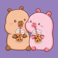 Capy Couple Boba - design