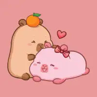 Capy Couple_cuddle - design