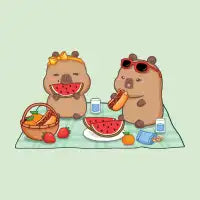 Capy Duo Picnic - design