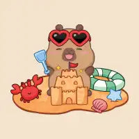 Capybara Sandcastle - design