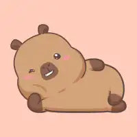 Capybara Side Lay - design
