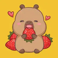 Capybara Strawberry - design