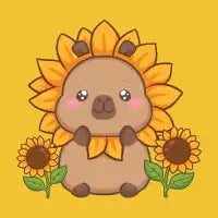 Capybara Sunflower - design