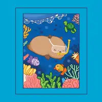 Capybara Vertical City Dive - design