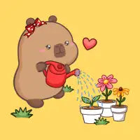 Capybara Watering - design