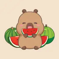Capybara Watermelon 2 - design