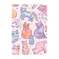 Pastel Cats - design