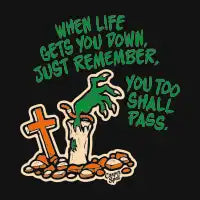 Wave from the Grave by Casper Spell T-Shirt - design