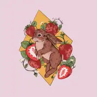 Strawberry Whiskers Forever - design