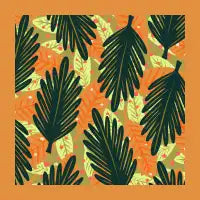 Bold Fern Leaf Botanical Pattern - design