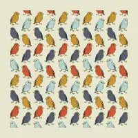 Vibrant Colorful Bird Pattern - design