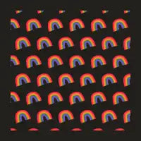 Handdrawn Rainbow Pattern - design