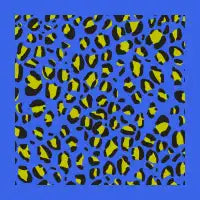 Leopard Print in Dark Blue and Green - design