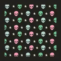 Alien Heads and Stars Pattern (2021) - design