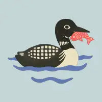 Loon and Fish - design