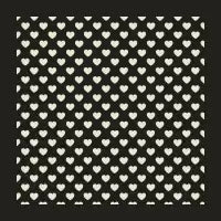 Tiny Hearts Pattern (2021, Black and White) - design