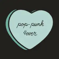 Pop-Punk 4ever Valentine's Candy Heart Light Blue - design