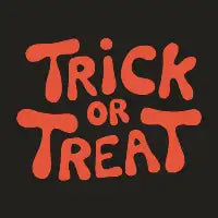 Trick or Treat Typography Orange - design