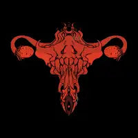 Death Metal Skull Uterus And Ovaries, Feminist Art - design