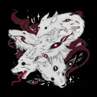 Many Wolves And Many Eyes - design