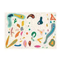 Playfull abstract shapes T-Shirt - design