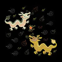 Oriental Dragons - design