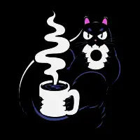 MORNING CAT PERSON - design