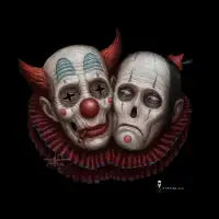 Siamese Clowns - design