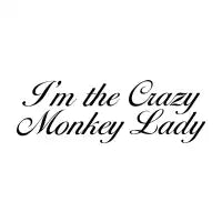 I'm the Crazy Monkey Lady T-Shirt - design